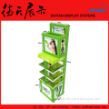 Small Size Column Shape Green China Shanghai Acrylic Display Show Case